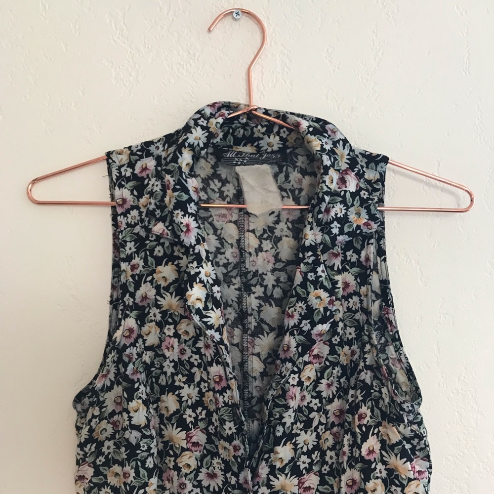 Vintage floral print dress
